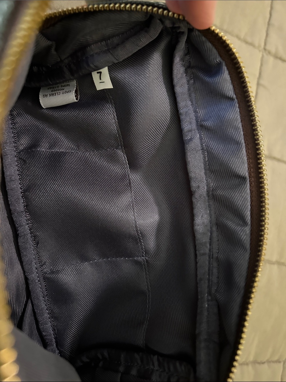 Maika Mendocino Charcoal Grey and Rust Mushroom Fanny Pack or Crossbody bag - Picture 6 of 9